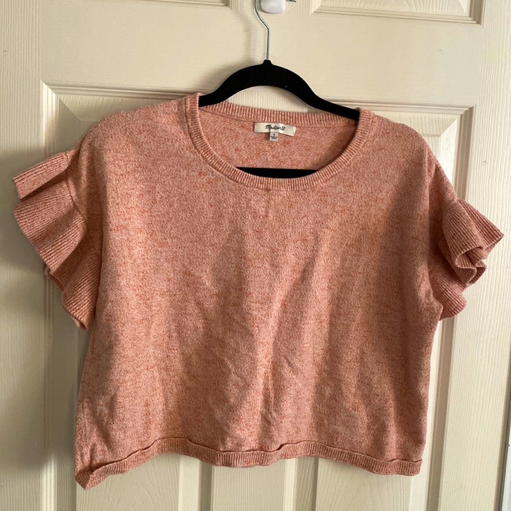 MADEWELL pink crop top